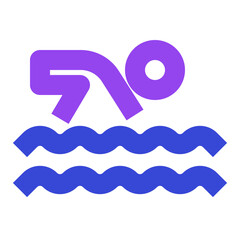 Wall Mural - Travelling twotone icon set