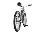 High-Resolution Motorized Bicycle with Petrol Engine Kit - Isolated Gas Powered Push Bike on Transparent HD Background, Ideal for Urban Commuter Design Assets and DIY Personal Transport Projects.