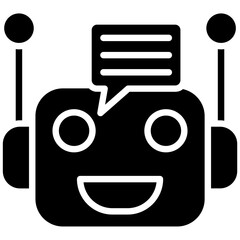 Wall Mural - Chatbot Icon