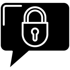 Wall Mural - Padlock Icon
