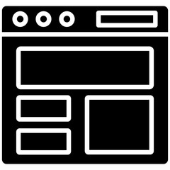 Wall Mural - Template Icon