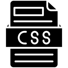 Wall Mural - CSS File Icon