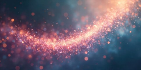 Wall Mural - A gentle breeze swirls ethereal particles, creating a luminous, celestial effect reminiscent of an angel's breath Perfect for fantasy, spirituality, and nature themes , gentle, power