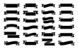 © StockMingle - Collection of Black Ribbon and Banner Silhouettes