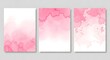 © Anwar - Pink watercolor splash background isolated on white background