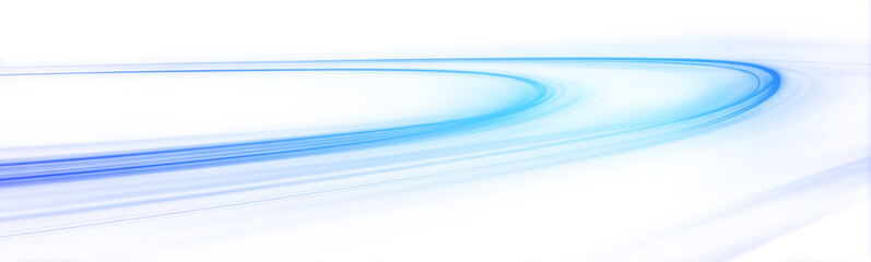 Wall Mural - Racing cars dynamic flash effects city road with long exposure night ligh. Digital image of light rays, striped lines on a blue light background. Light arc in blue colors.	