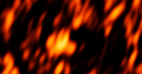 Burning flames smoke fire ember particles rising up overlay effect on black. Realistic surreal flames of fire slowly rising up on black. Concept of hell, evil spreading in world. Hot burning smoke