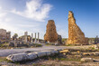 View to the ruins of ancient Perge