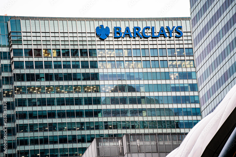 Barclays Bank PLC, Canary Wharf Financial District, Churchill Place
