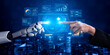 © InfiniteFlow - AI brain processes big data with generative AI, LLMs, and machine learning to support business decisions, prompt engineering, and future agentic artificial intelligence systems. spline