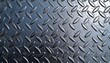 © Masteran - Dark gray metal plate with diamond-shaped patterns