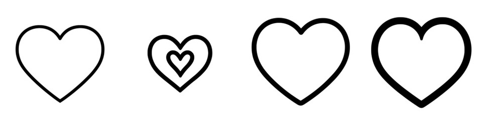 A simple yet expressive hand-drawn heart doodle is perfect for adding a touch of love and affection to your designs with its charming appearance