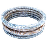 Abstract 3D Metallic Torus Ring Object A Detailed Close-Up of Twisted Metal Strands