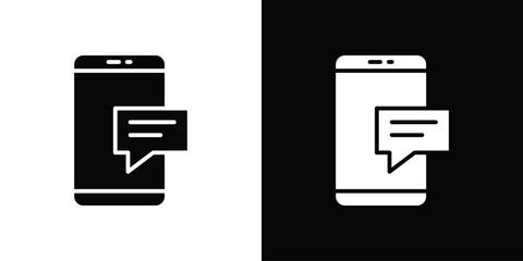 Text message icon symbol infographics website design, logo, app, UI