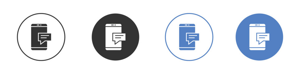 Text message icon pictogram for your web site design, logo