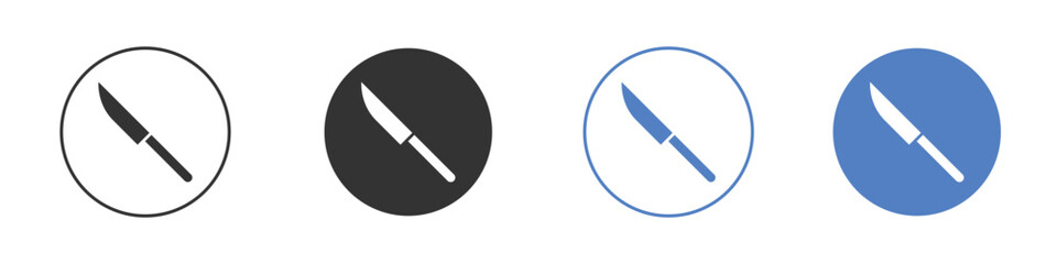 Kitchen knife icon pictogram for your web site design, logo