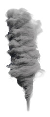 Wall Mural - Tornado Storm, Dangerous swirling tornado with cloud and powerful wind with isolated on transparent background. PNG file, 3D rendering