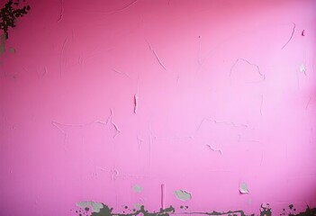 Wall Mural - Pink grunge texture, distressed wall, scraped paint, scraped, chipped