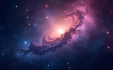 High definition star field, colorful night sky space. Nebula and galaxies in space. Astronomy concept background. High quality