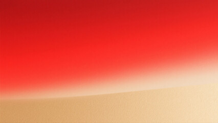 Abstract Combination of Red Gradient and Beige Plane