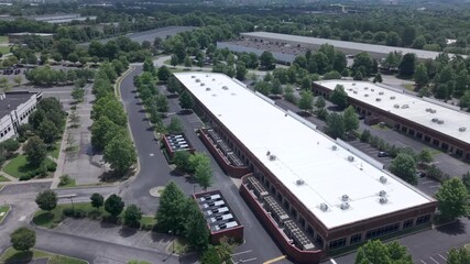 Wall Mural - Flexential Datacenter Facility For AI And Computing Infrastructure In Nashville, Tennessee.