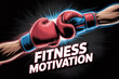 © Muhammad - Dynamic boxing gloves colliding with explosive energy, symbolizing powerful fitness motivation and the ultimate fight to achieve goals.