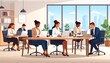 © Sirotol - Diverse business team working in an office