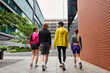 © Bliss - Group of young athletes enjoy a sporty day out in the city, showcasing their energy and style