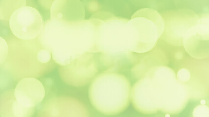 Wall Mural - Green bokeh abstract background blur, holiday wallpaper