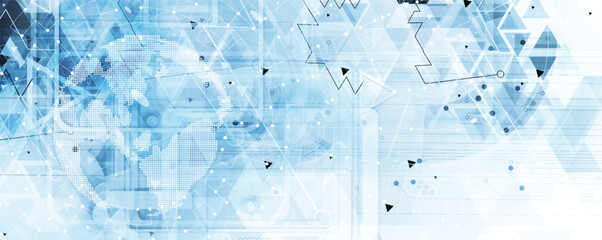 Abstract technology and business futuristic bacground