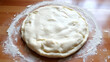 © Desiree - Half-baked pizza dough ready for assembling pizza