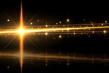 The dark vastness of space is illuminated by a brilliant celestial display, creating a point of interest that commands attention with its luminous beauty and otherworldly charm