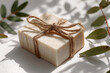 © Denis - Organic bar of homemade soap tied with twine. Natural environmentally friendly hygiene.