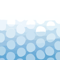 Wall Mural - Abstract background with light blue circles and watercolor gradient texture, patern seamless, Stock royalty free.