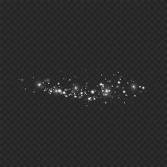 Wall Mural - christmas dust glowing bokeh confetti light and glitter texture overlay for your design. festive spa