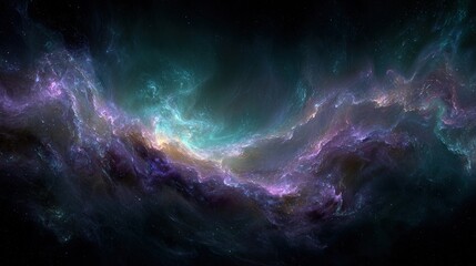 Colorful Nebula In Deep Space