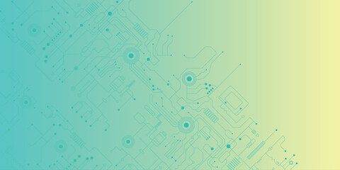 Circuit technology background with hi-tech digital data connection system and computer electronic design