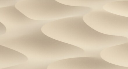 Beige sand dunes form a seamless undulating pattern Highlights and shadows define the smooth curved surfaces The light source is diffused