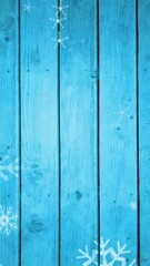 Wall Mural - animation of snowflakes falling on blue board background