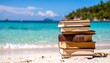 © irung - Books on beach, sea view