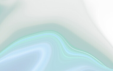 Wall Mural - Abstract flowing light blue and dark green organic pattern with textural detail