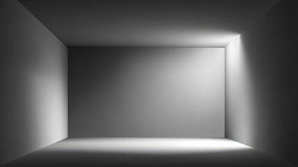 gray empty room studio gradient used for background and display your products  vector