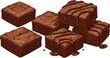 © Abd Elrahman - vector chocolate brownies