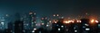 © Andrii Zastrozhnov - Blurred cityscape at night with glowing city lights and bokeh effect