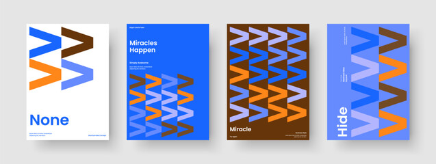 Canvas Print - geometric background template. abstract banner layout. modern poster design. book cover. flyer. busi