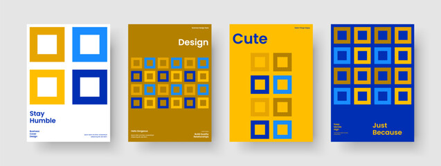 Canvas Print - abstract business presentation design. modern flyer layout. geometric brochure template. poster. boo