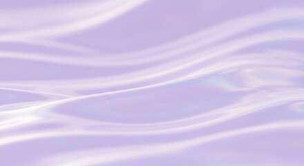 Wall Mural - Abstract Lilac Silk Waves: Soft, Fluid, and Dreamy Texture Background.