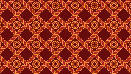 abstract ornamental vector seamless red pattern and swatches oriental chinese new year modern simple