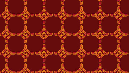 abstract ornamental vector seamless red pattern and swatches oriental chinese new year modern simple