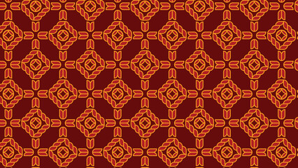 abstract ornamental vector seamless red pattern and swatches oriental chinese new year modern simple